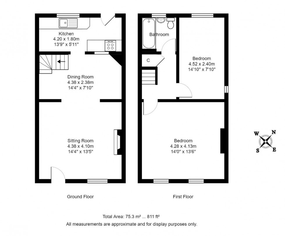 Floorplan for Canal Road, Thrupp