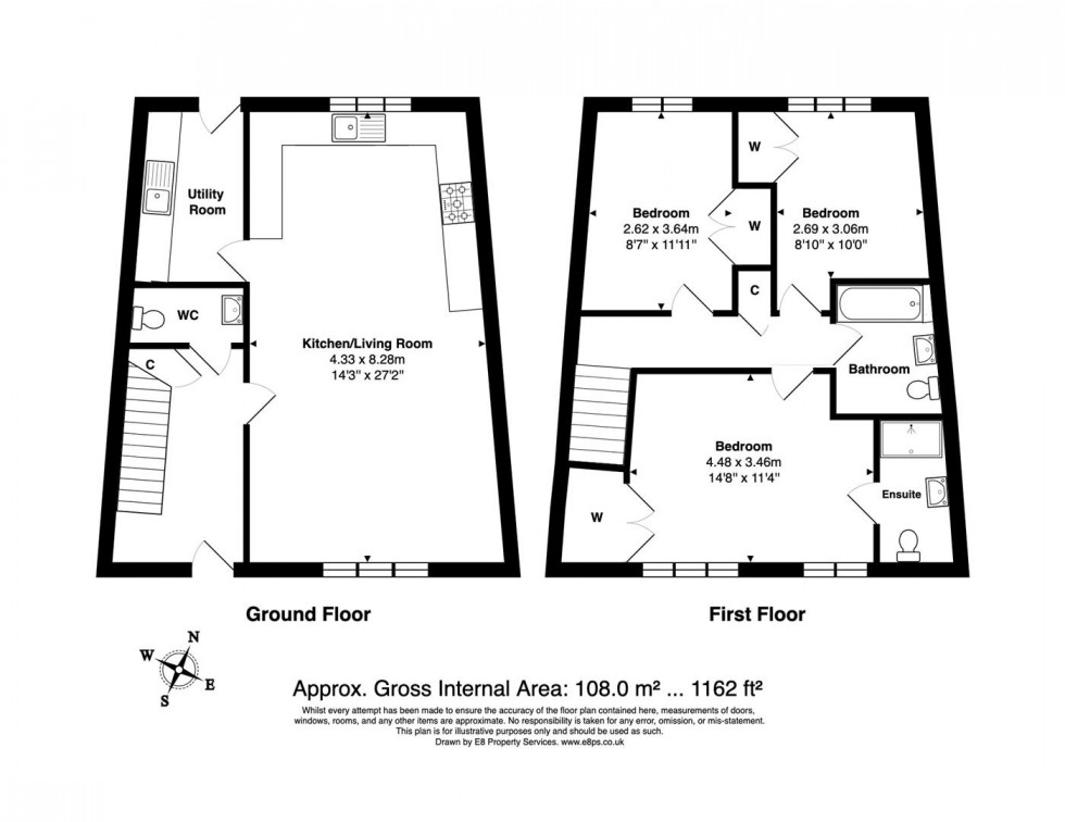 Floorplan for Home Farm Close, Bladon, Woodstock