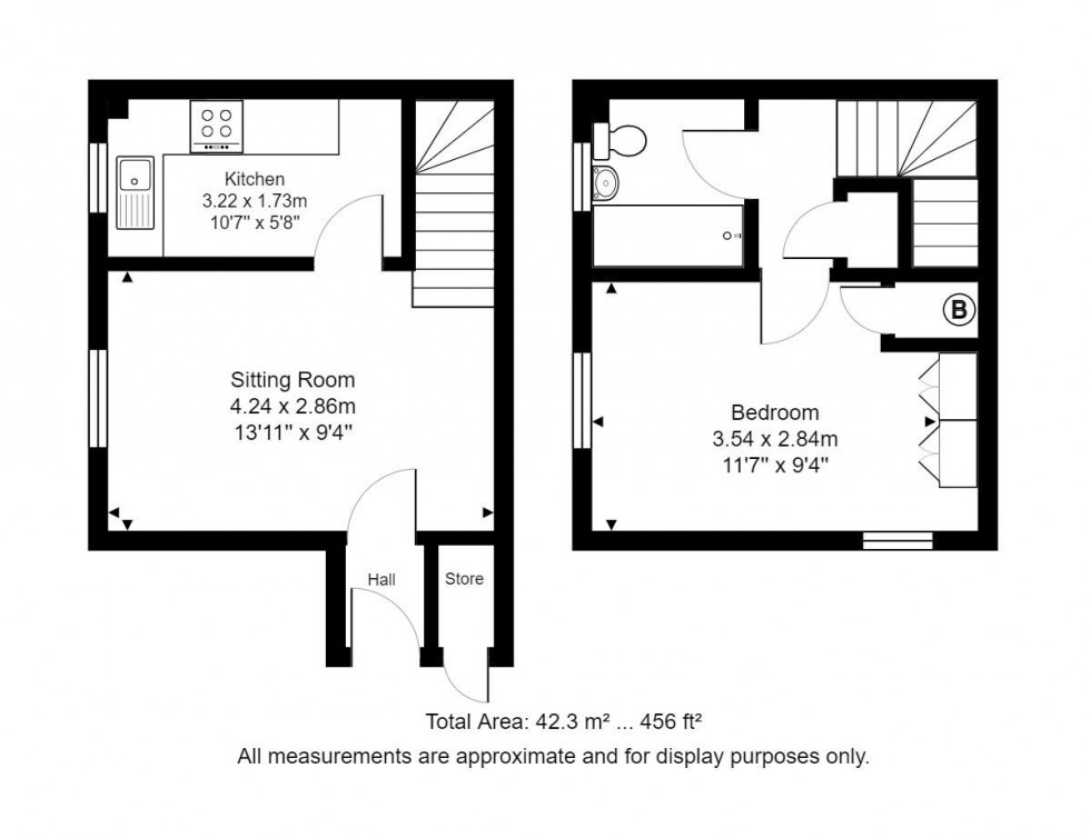 Floorplan for Ravencroft, Langford Village, Bicester