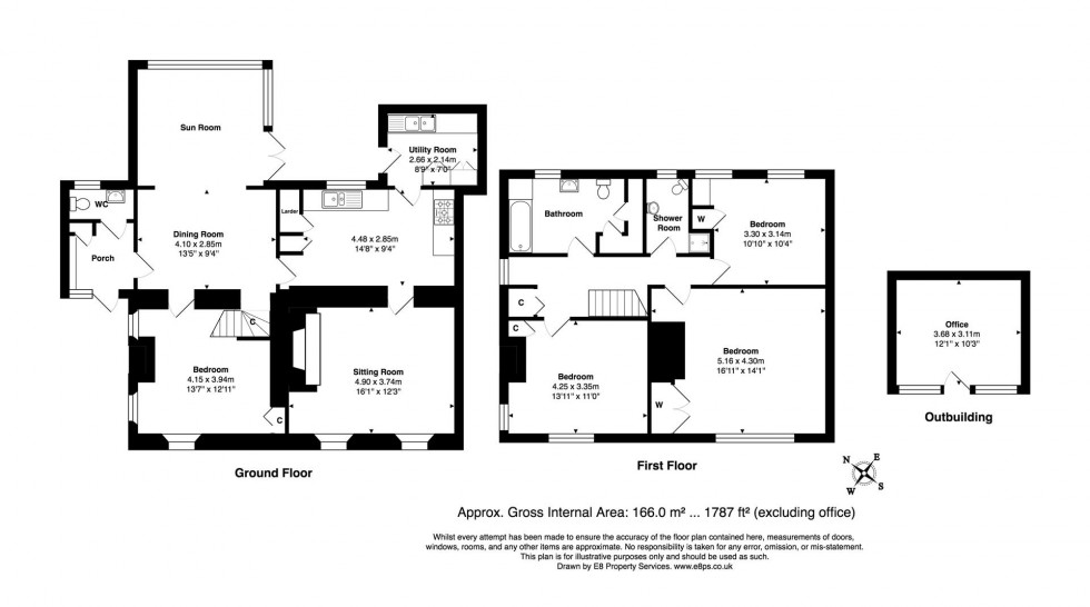 Floorplan for Nethercote Road, Tackley
